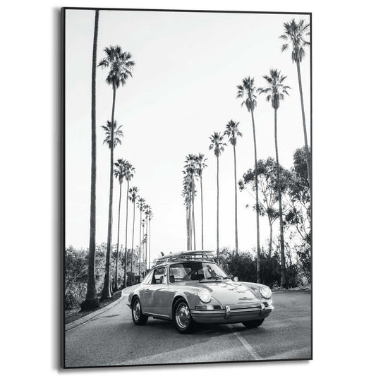 Framed Poster California Drive 70x50