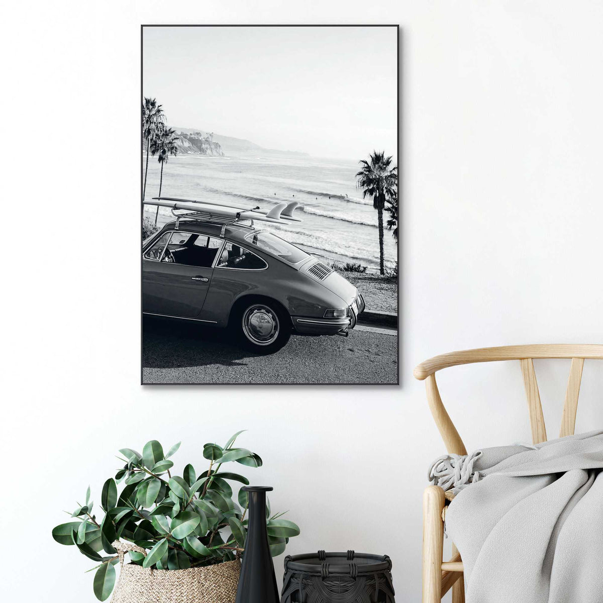 Framed Poster Ocean 70x50