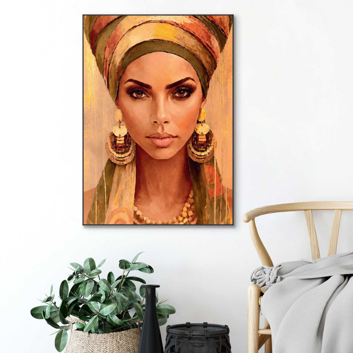Framed Poster Warm Elegance 70x50