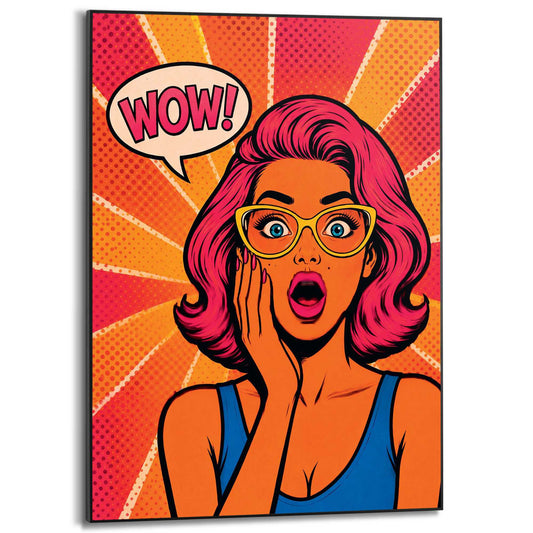 Framed Poster Pop Wow 70x50