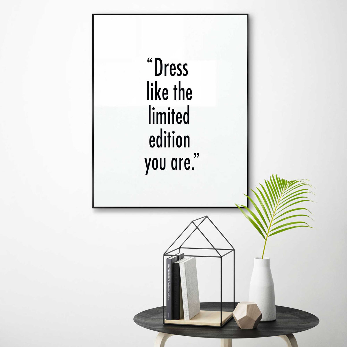 Framed Poster Dress Unique 50x40
