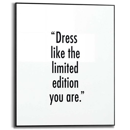 Framed Poster Dress Unique 50x40