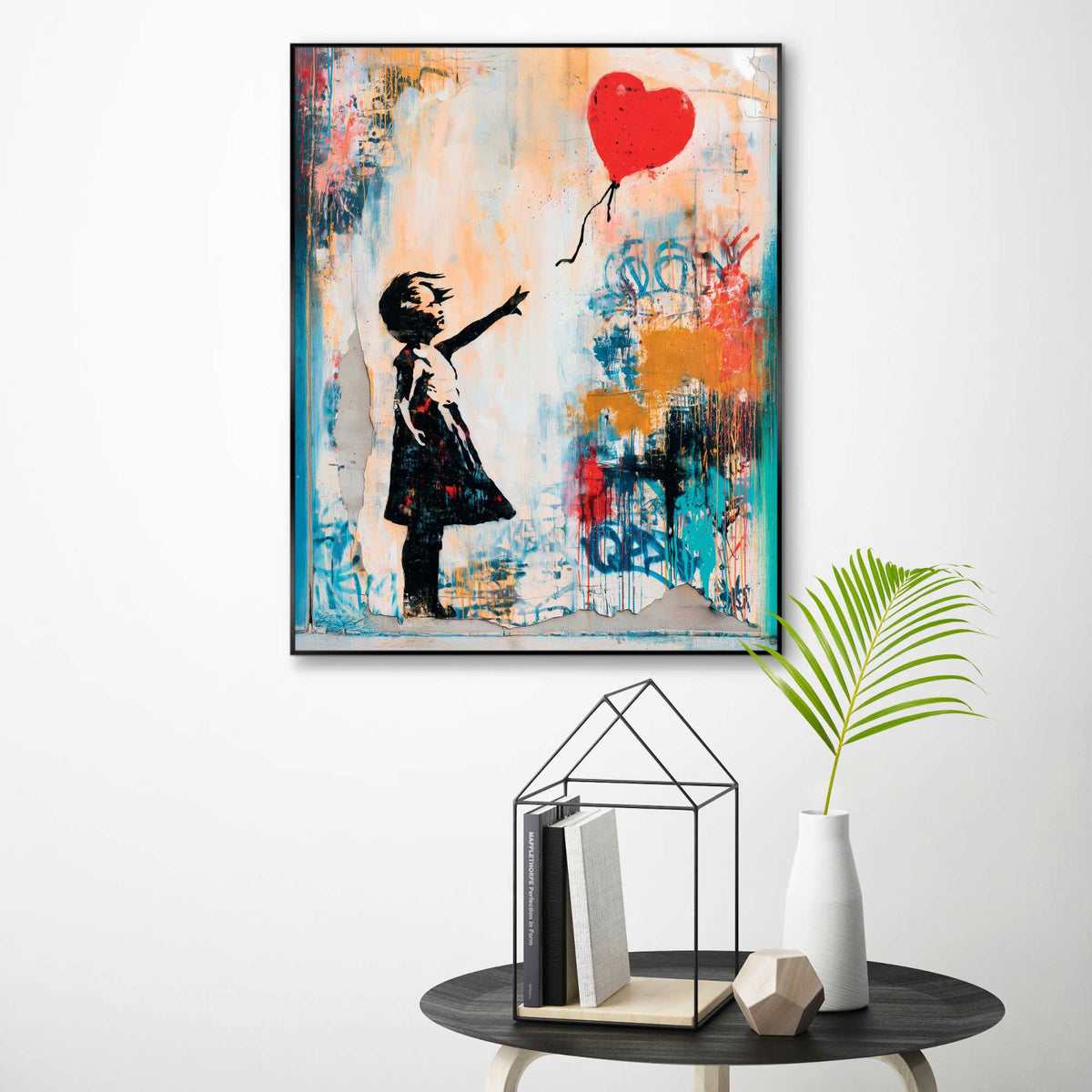 Framed Poster Love Escape 50x40