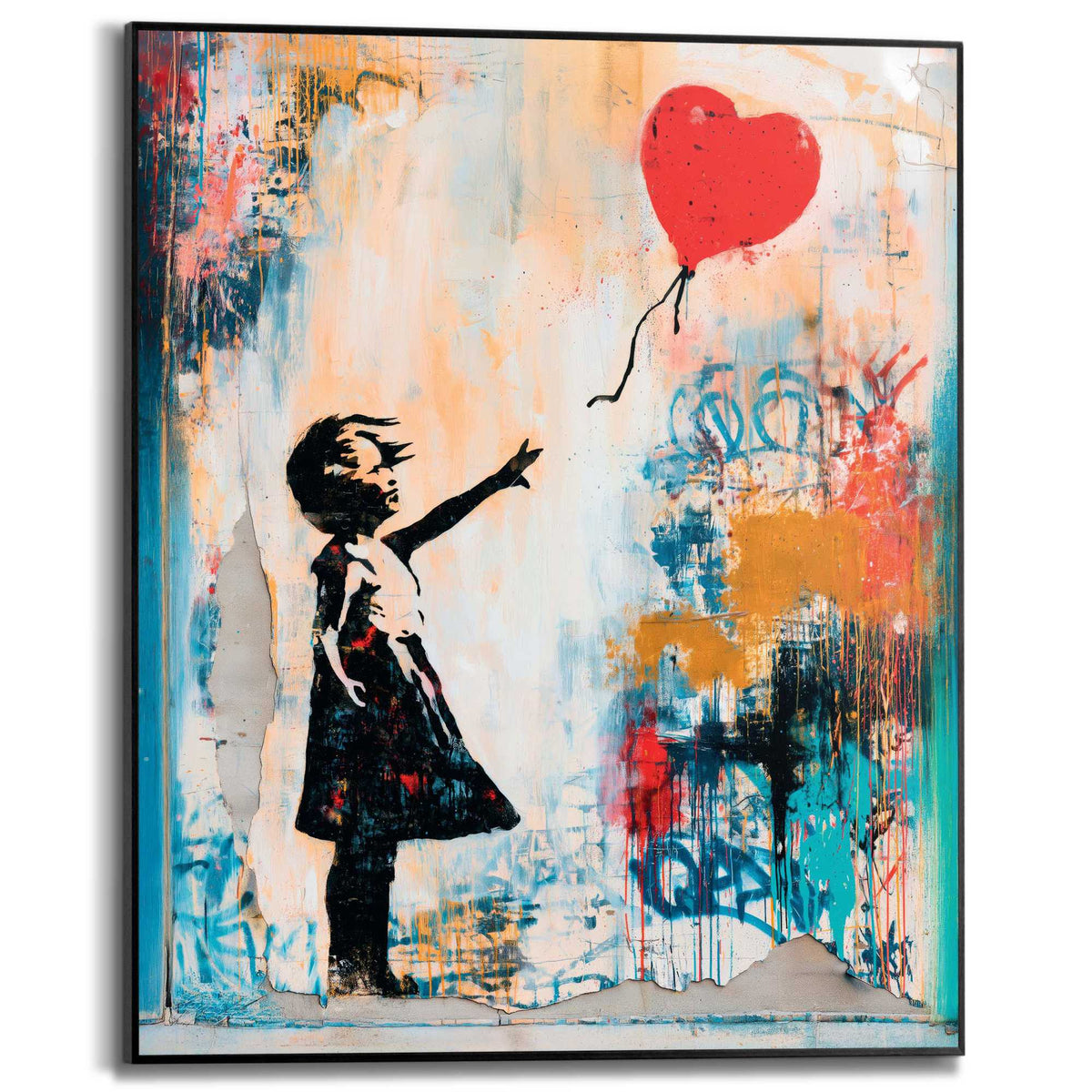 Framed Poster Love Escape 50x40