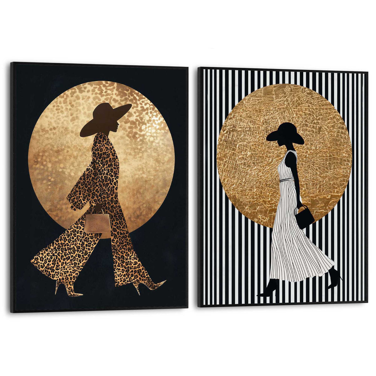 Framed Poster Chic Ladies 40x30