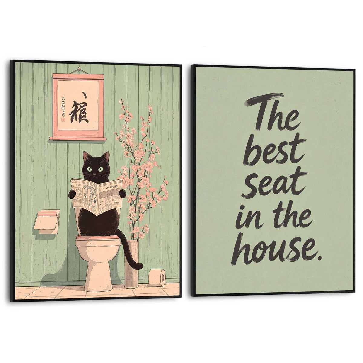Framed Poster Best Seat 40x30
