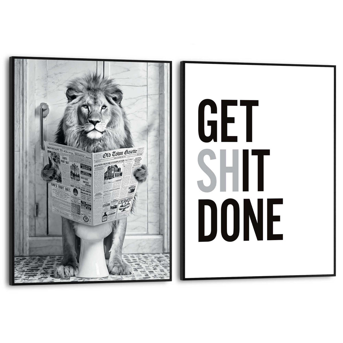 Framed Poster Get It Done 40x30