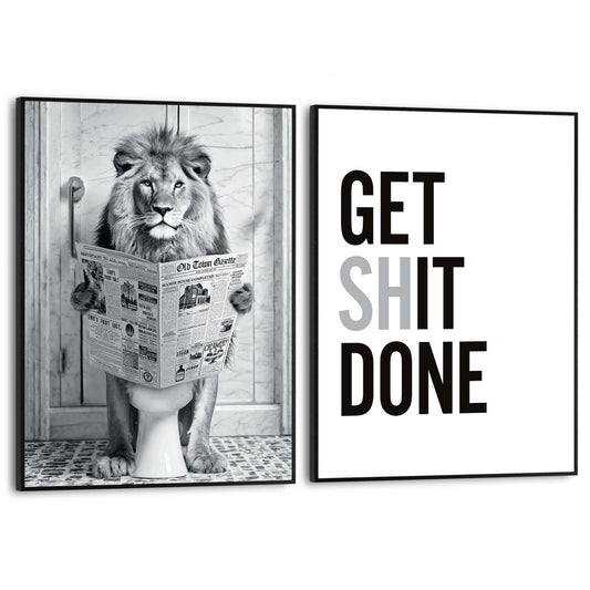Framed Poster Get It Done 40x30