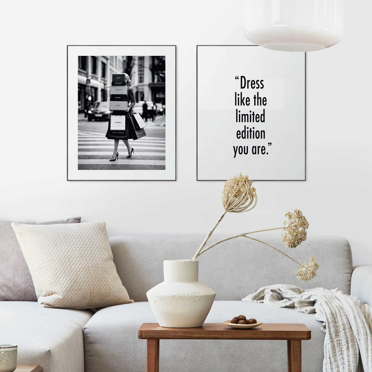 Framed Poster Dress Unique 50x40