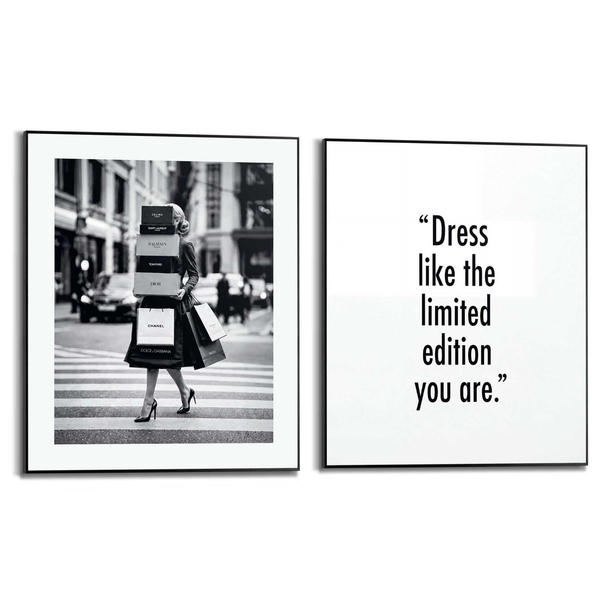 Framed Poster Dress Unique 50x40