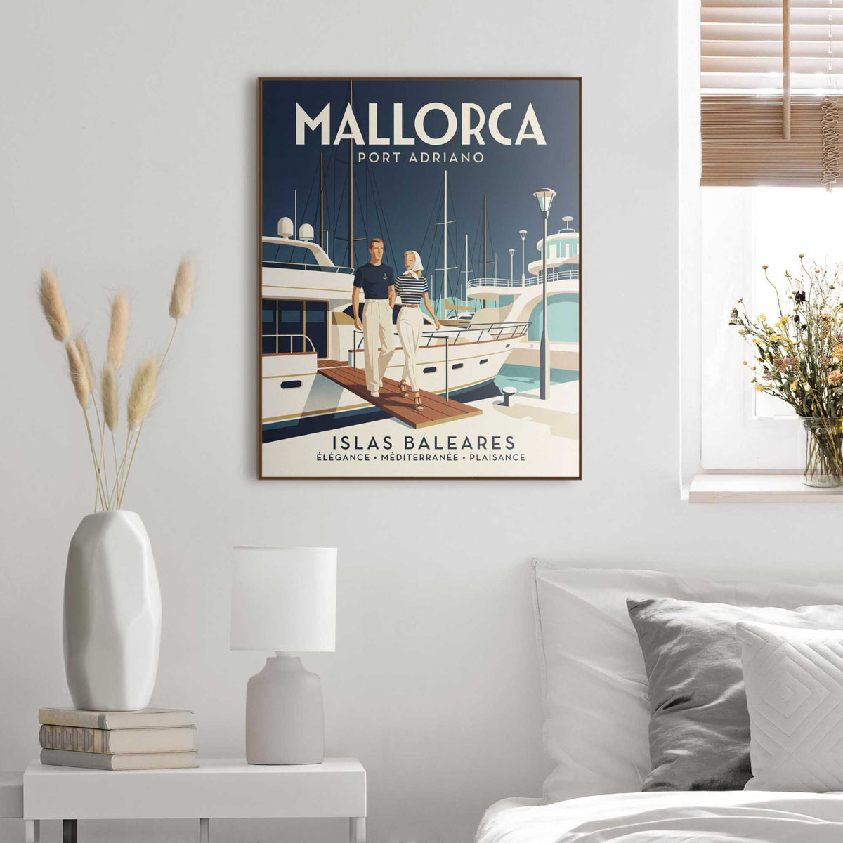 Framed Poster Coastal Mallorca 50x40