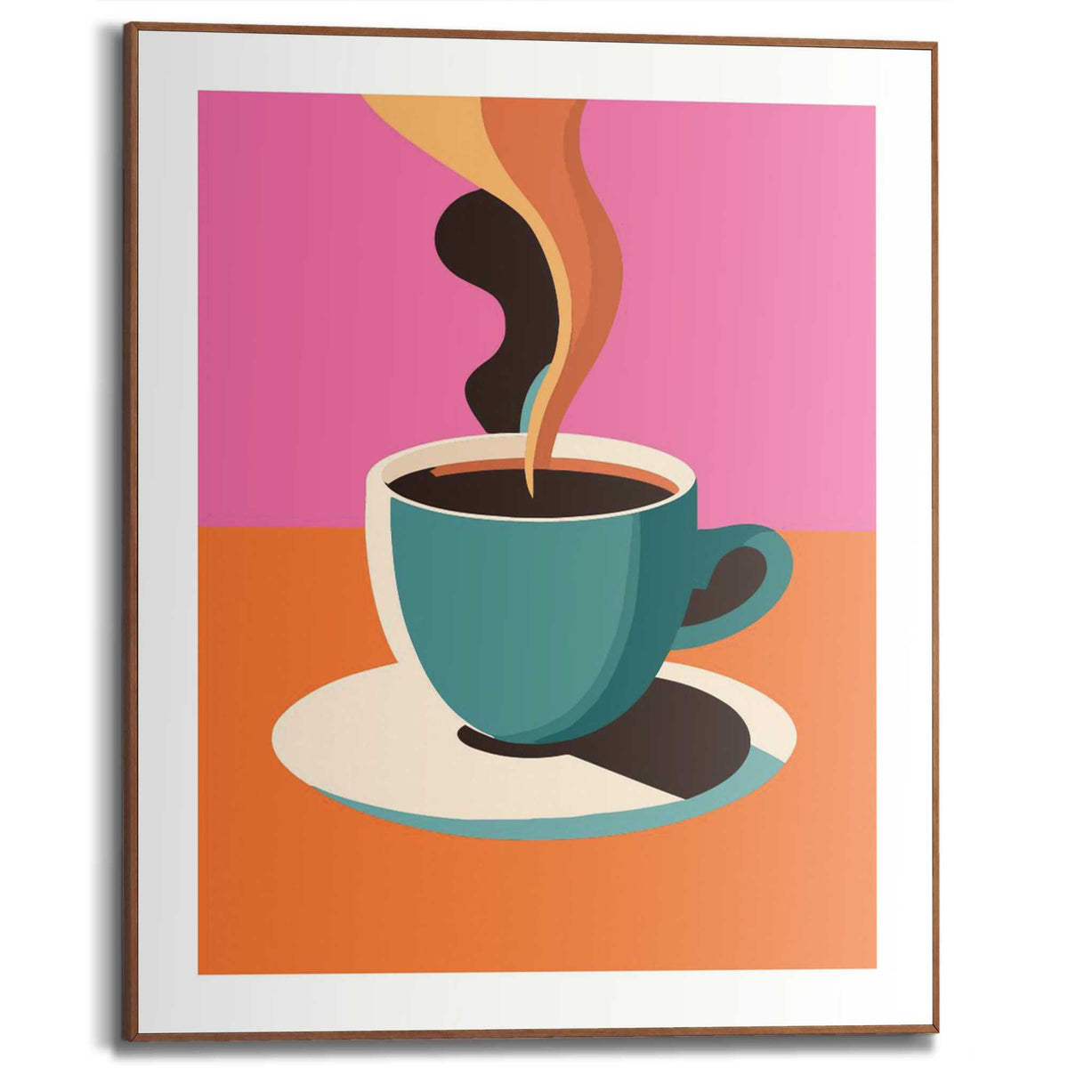 Framed Poster Coffee Moment 50x40