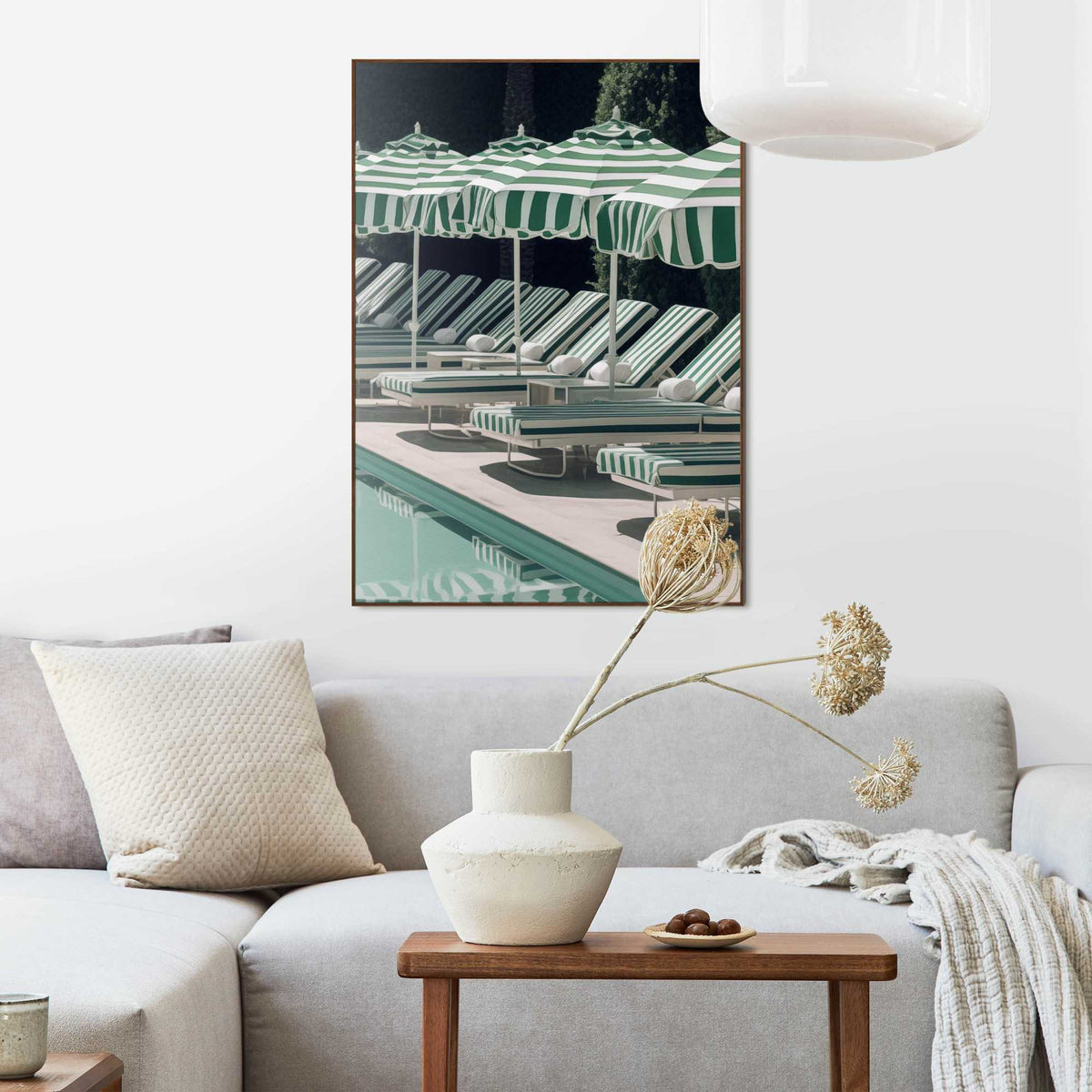 Framed Poster Summer Lounge 70x50