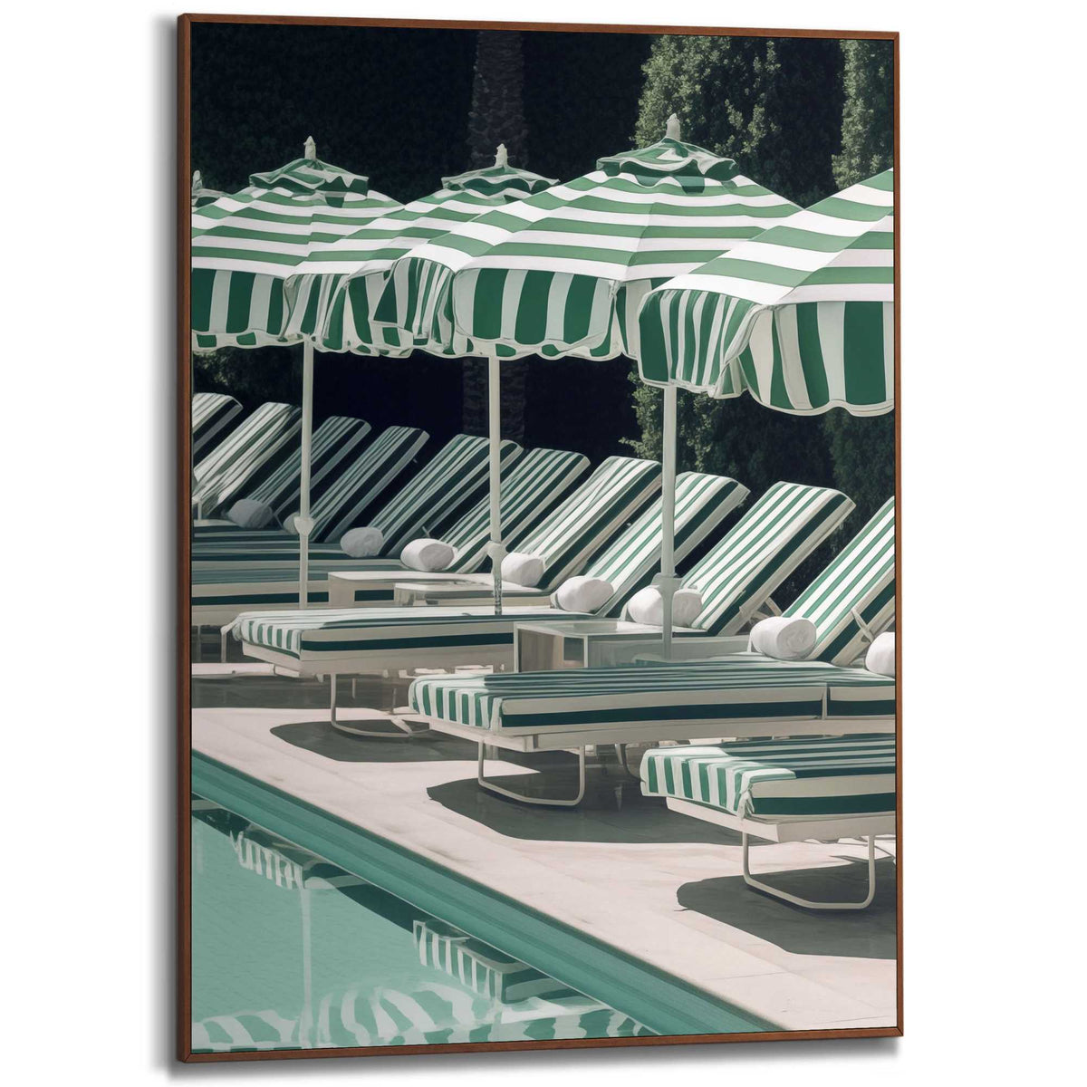 Framed Poster Summer Lounge 70x50