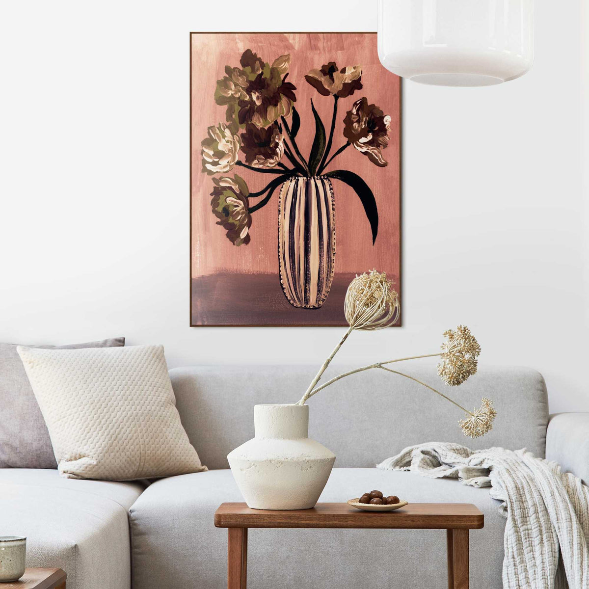 Framed Poster Vintage Blooms 70x50
