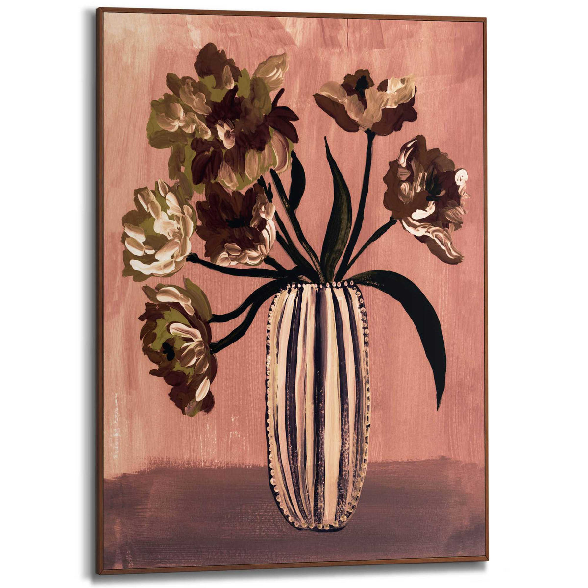 Framed Poster Vintage Blooms 70x50