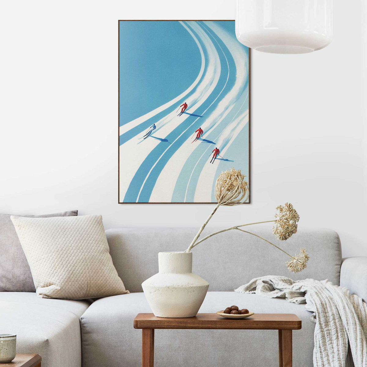 Framed Poster Alpine Rush 70x50