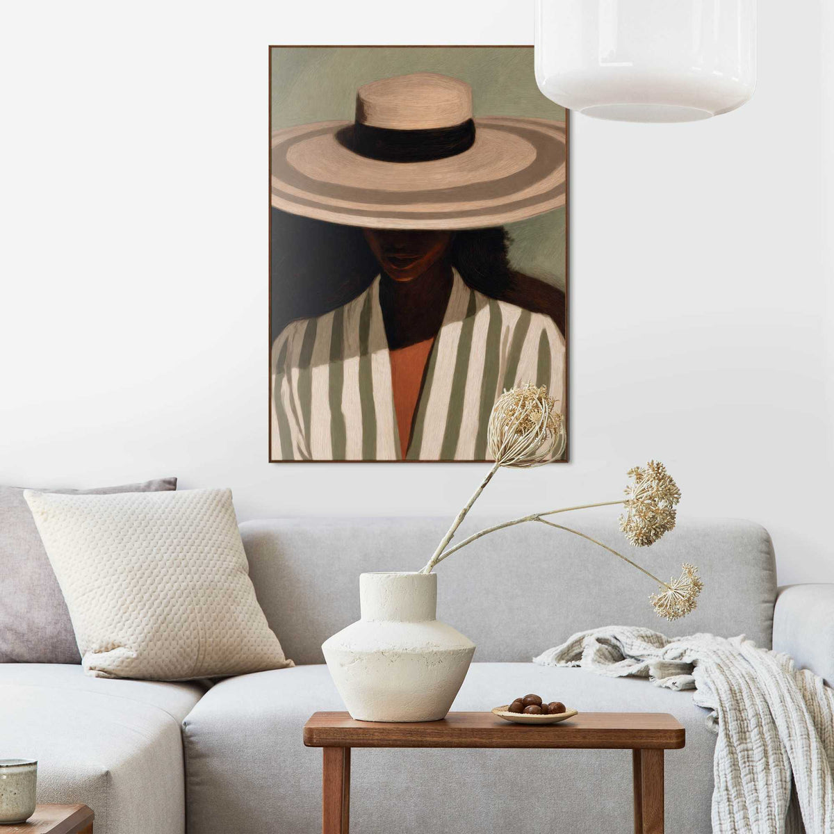 Framed Poster Modern Grace 70x50