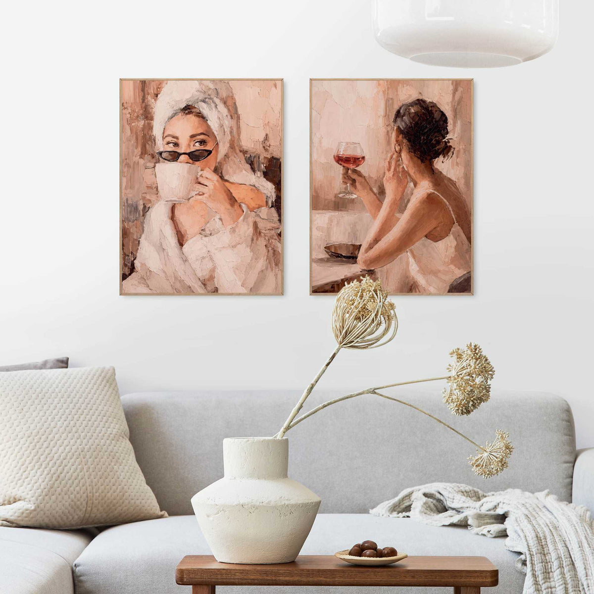 Framed Poster Cozy Moments 40x30