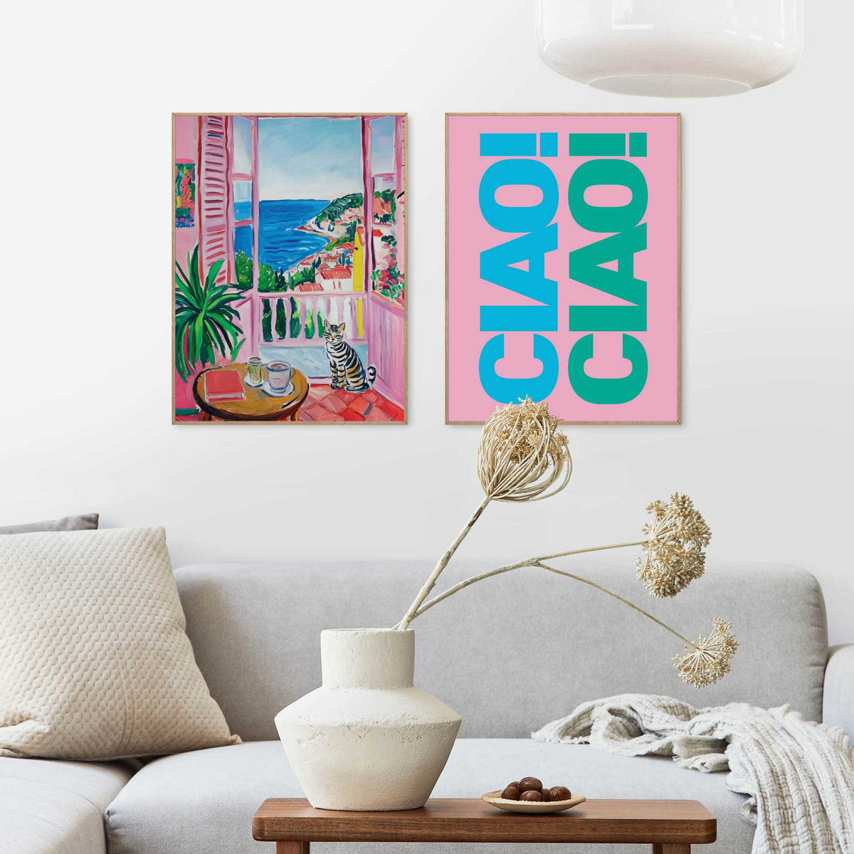 Framed Poster Seaside Ciao 40x30