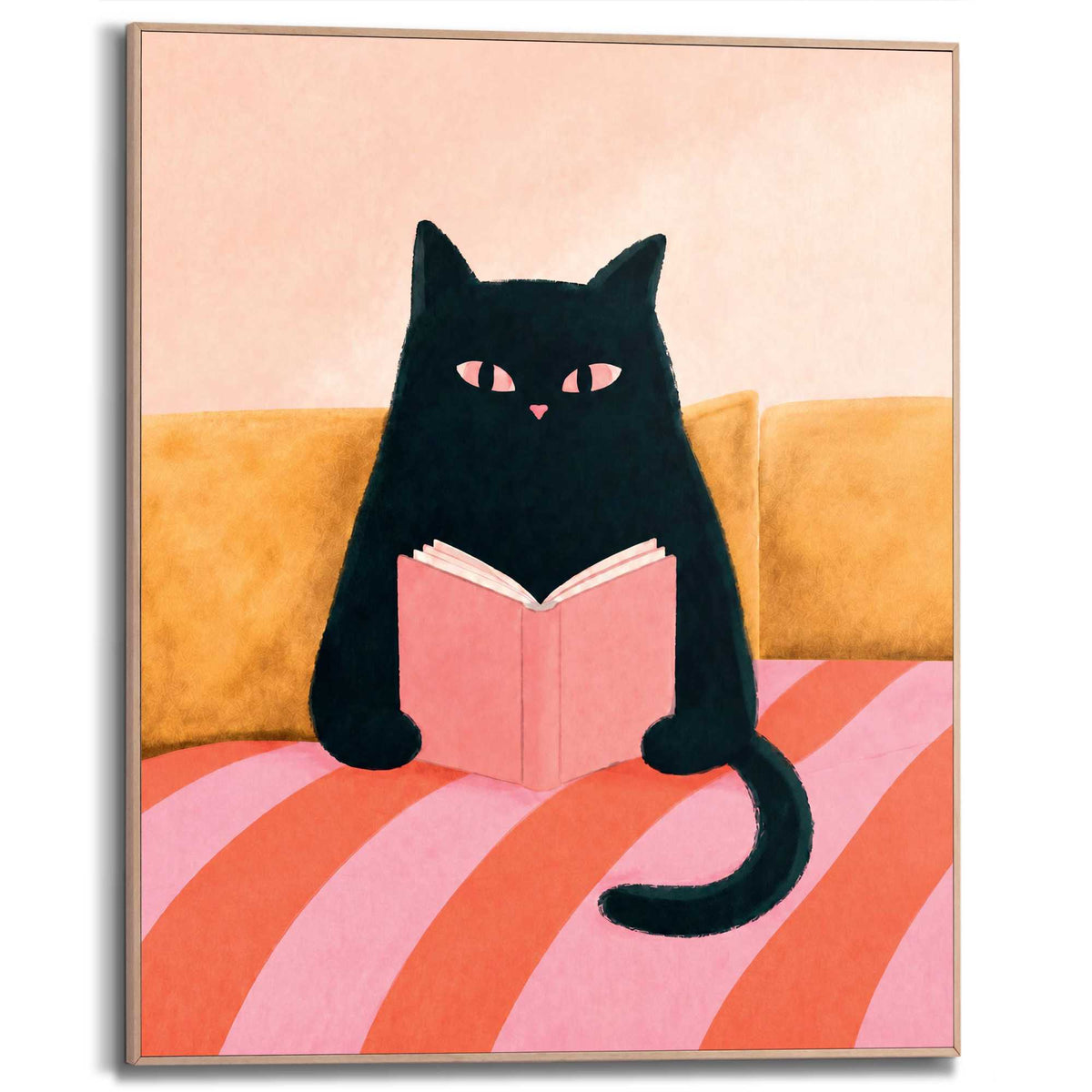Framed Poster Cozy Reader 50x40