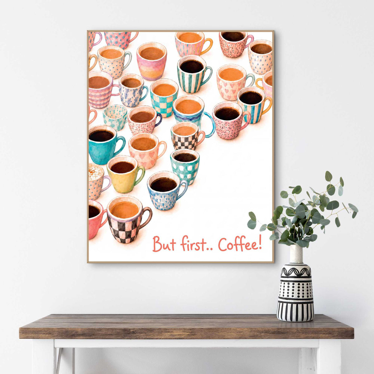 Framed Poster Coffee Love 50x40