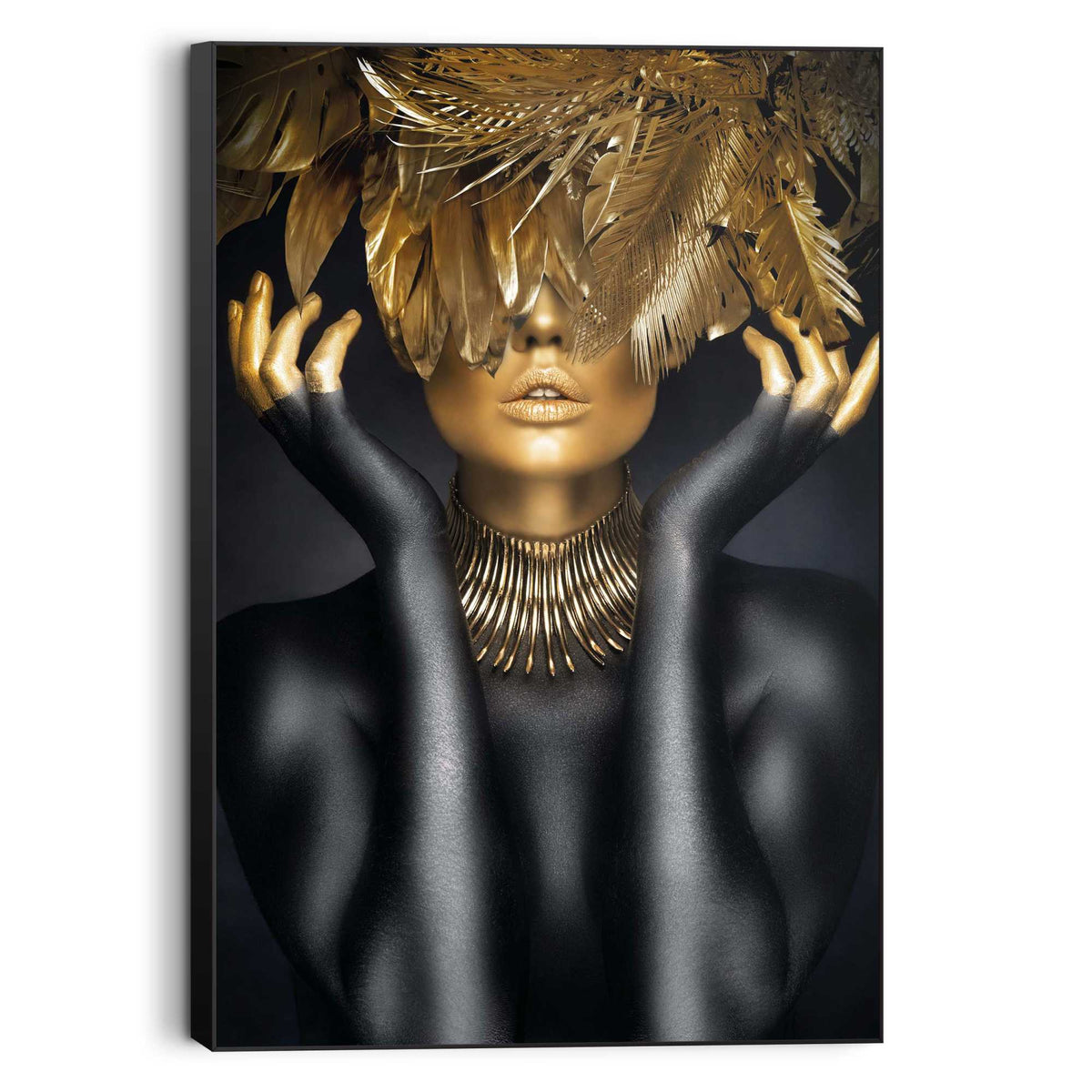 Wall Art Panel Golden Glamour 90x60