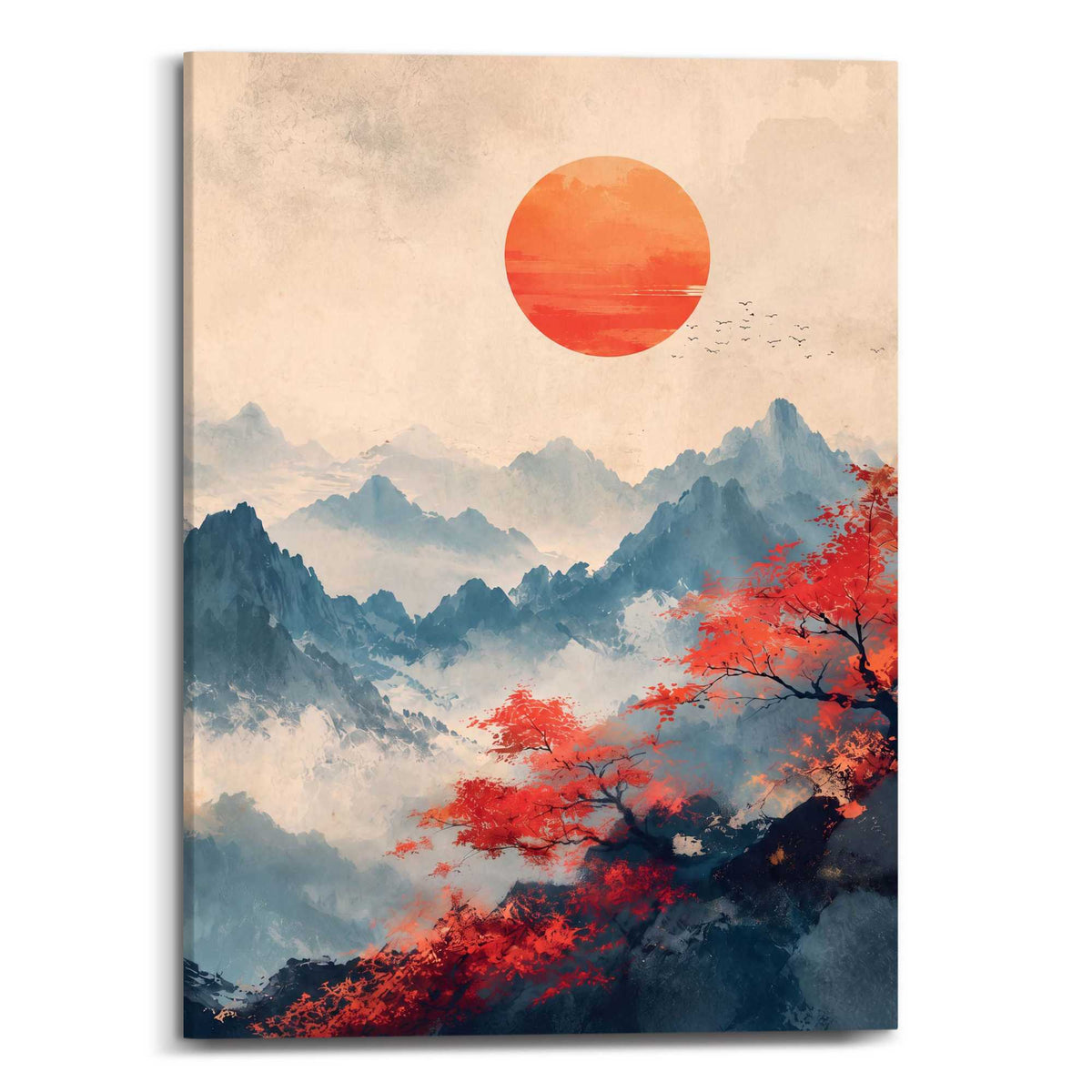 Canvas Japanese Mountains II 70x50