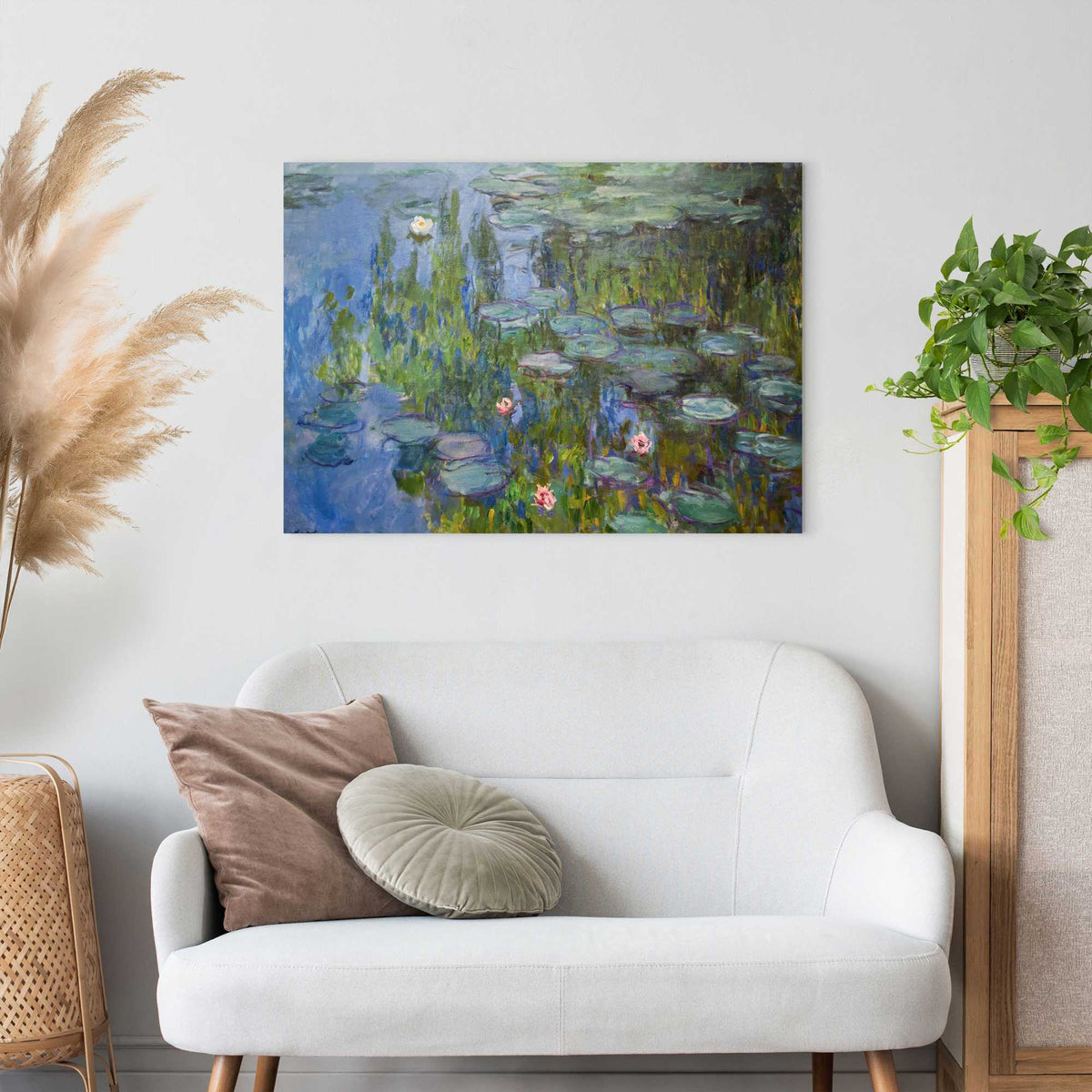 Canvas Claude Monet - Water Lilies 1915 50x70