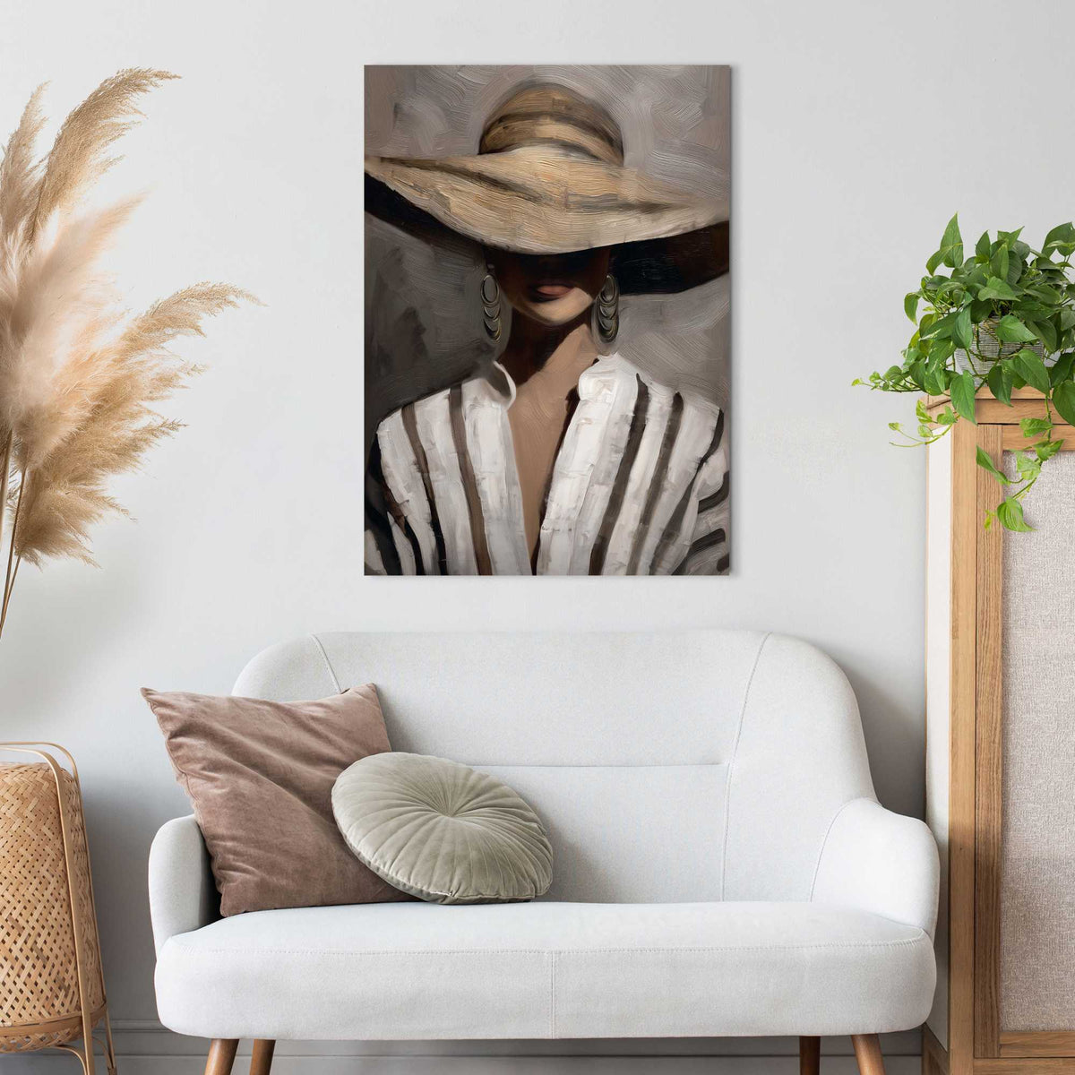 Canvas Elegant Portrait 70x50