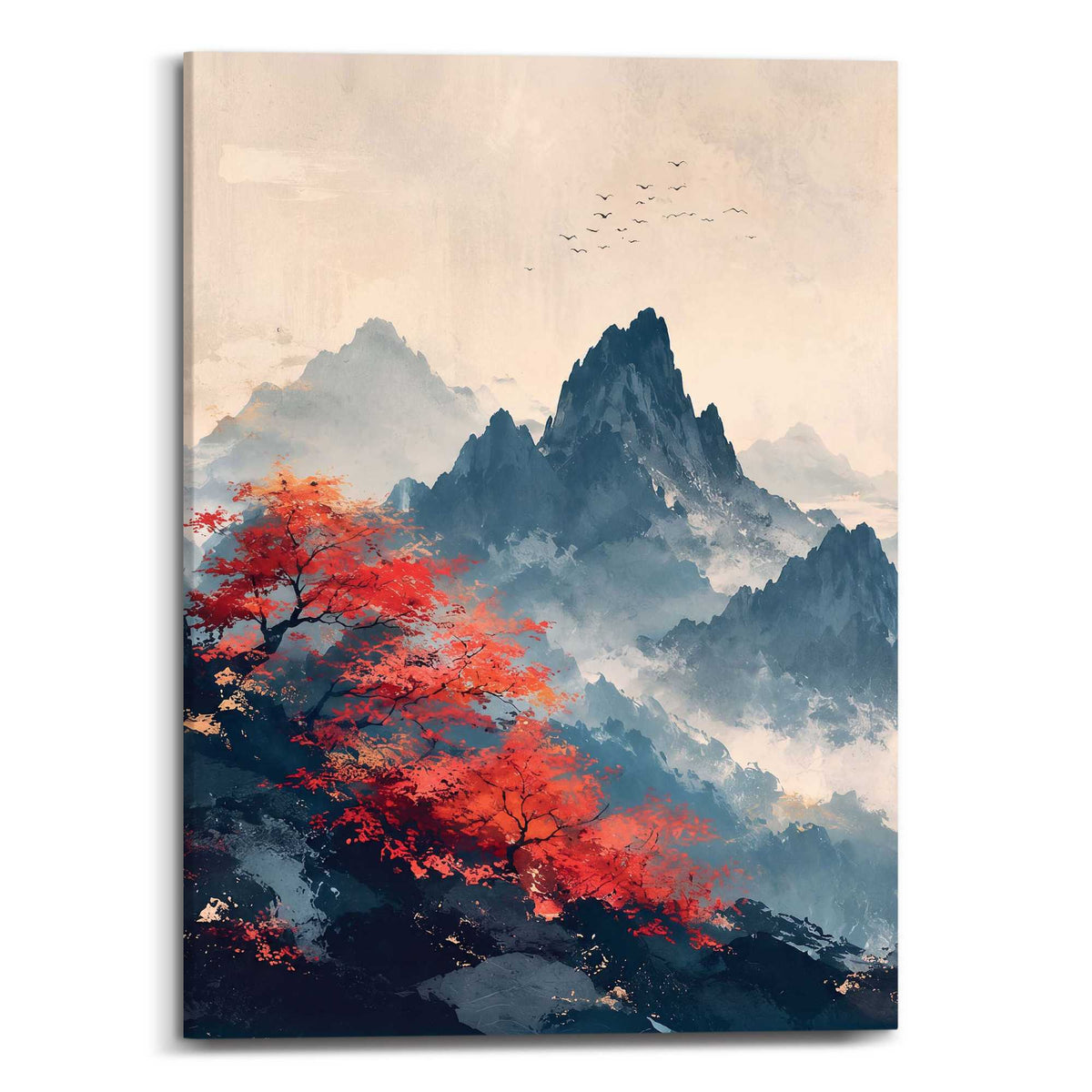 Canvas Set Japanese Mountains 70x50