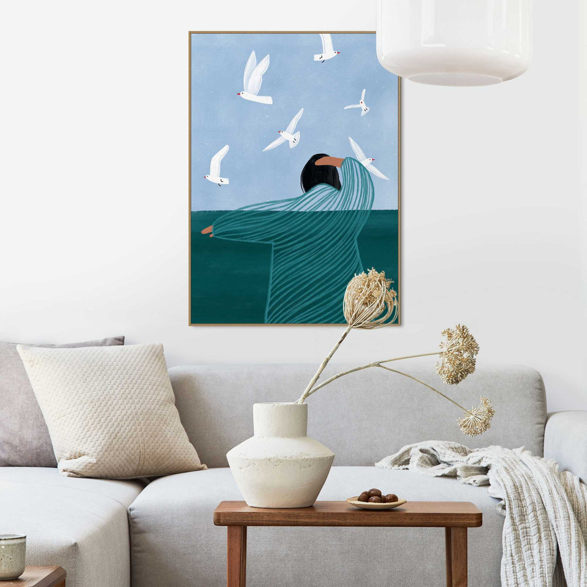 Framed Poster Ocean Escape 70x50