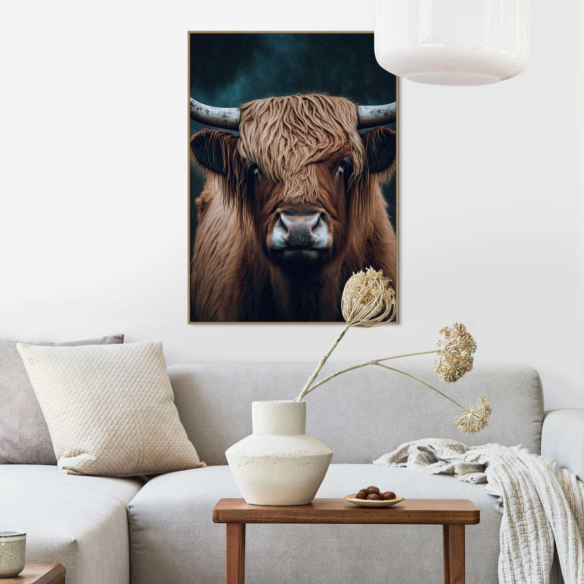 Framed Poster Highland Portrait 70x50