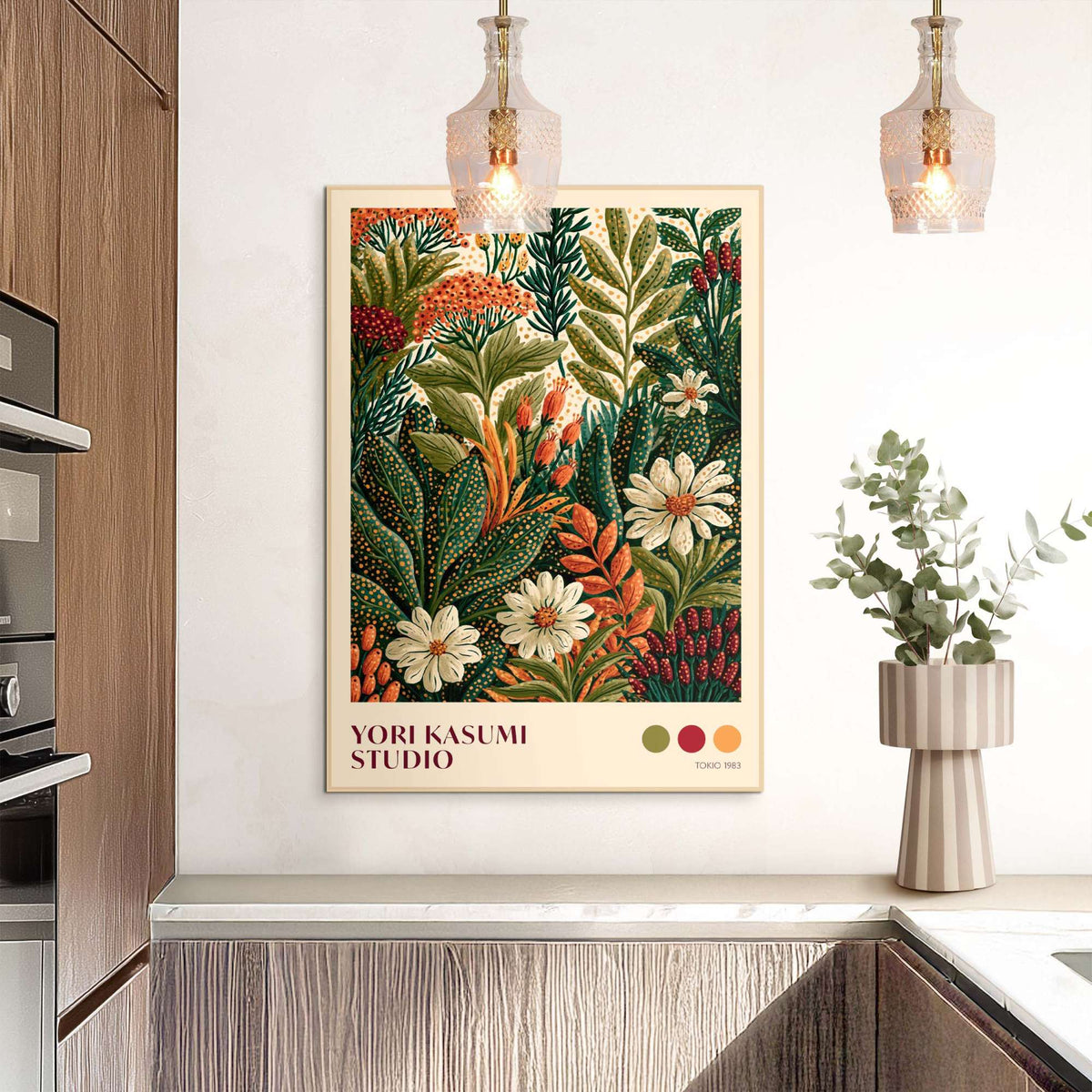 Framed Poster Yori Kasumi Studio - Botanics 70x50