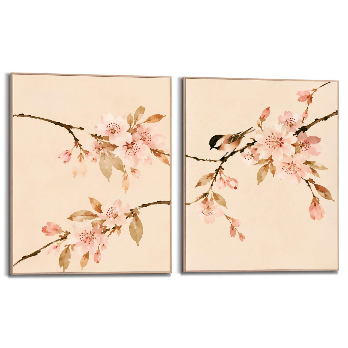 Framed Poster Soft Spring 50x40