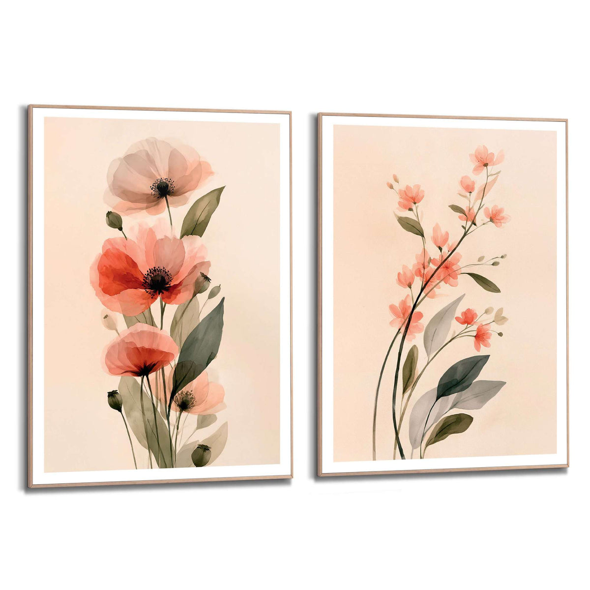 Framed Poster Spring Florals 70x50