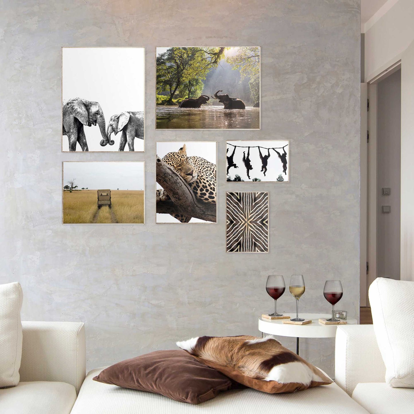 Framed in Wood Pure Nature Set I - Framed in Wood Set 6pcs 50x40