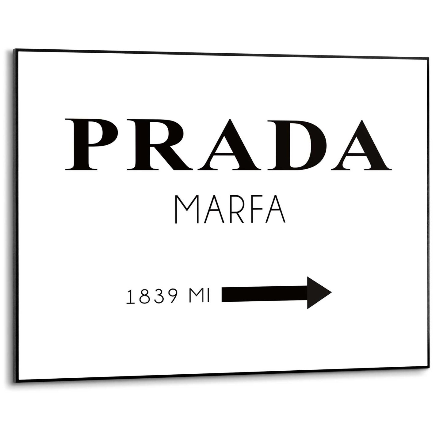 Framed Poster Prada - Marfa 50x70