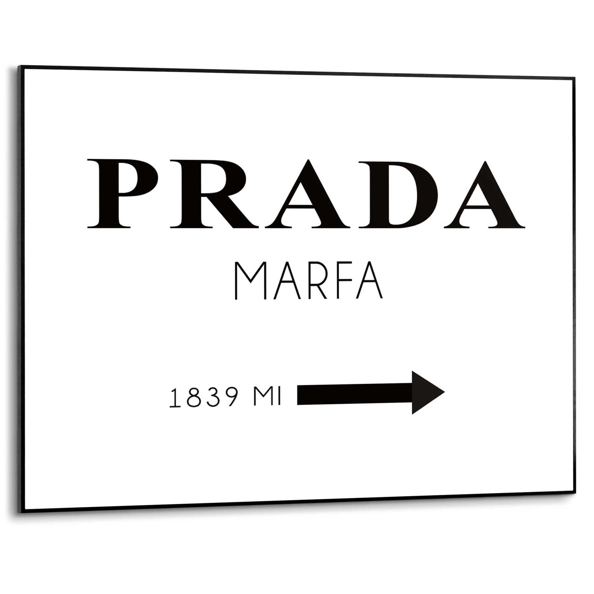 Framed Poster Prada - Marfa 50x70