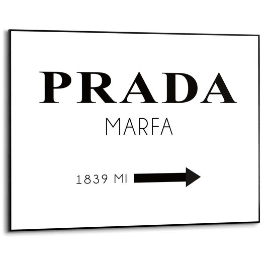 Framed Poster Prada - Marfa 50x70