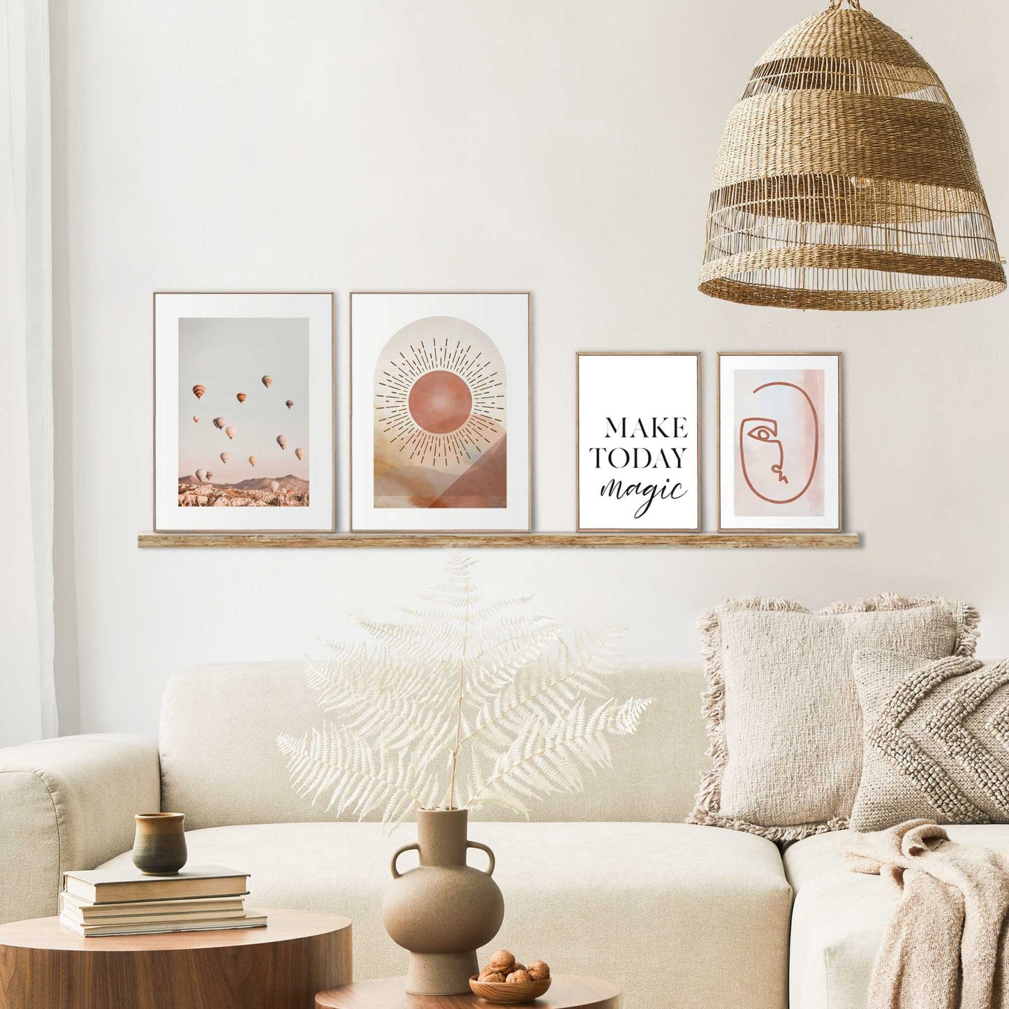 Framed in Wood Magical Trends 40x30