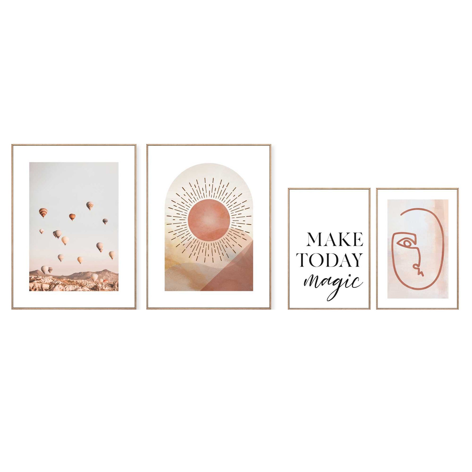 Framed in Wood Magical Trends 40x30