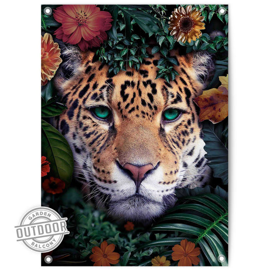 Outdoor Art Tropical Leopard 70x50