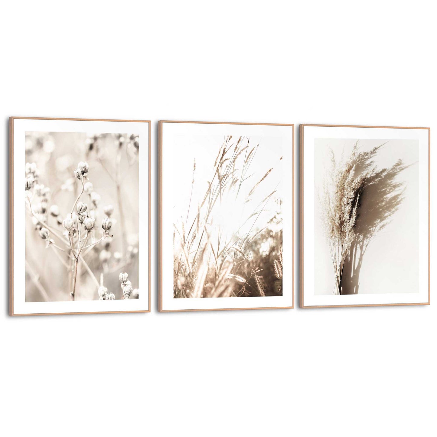 Framed in Wood Summer Nature 40x30
