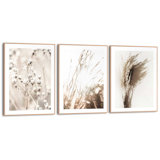 Framed in Wood Summer Nature 40x30