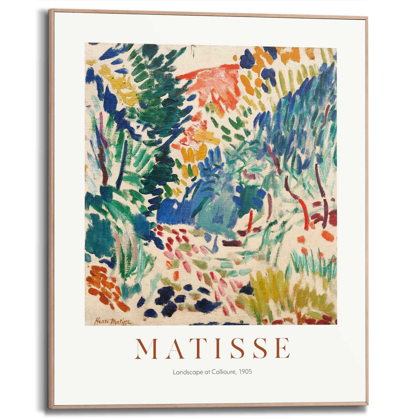 Framed in Wood Matisse - fauvism II 50x40