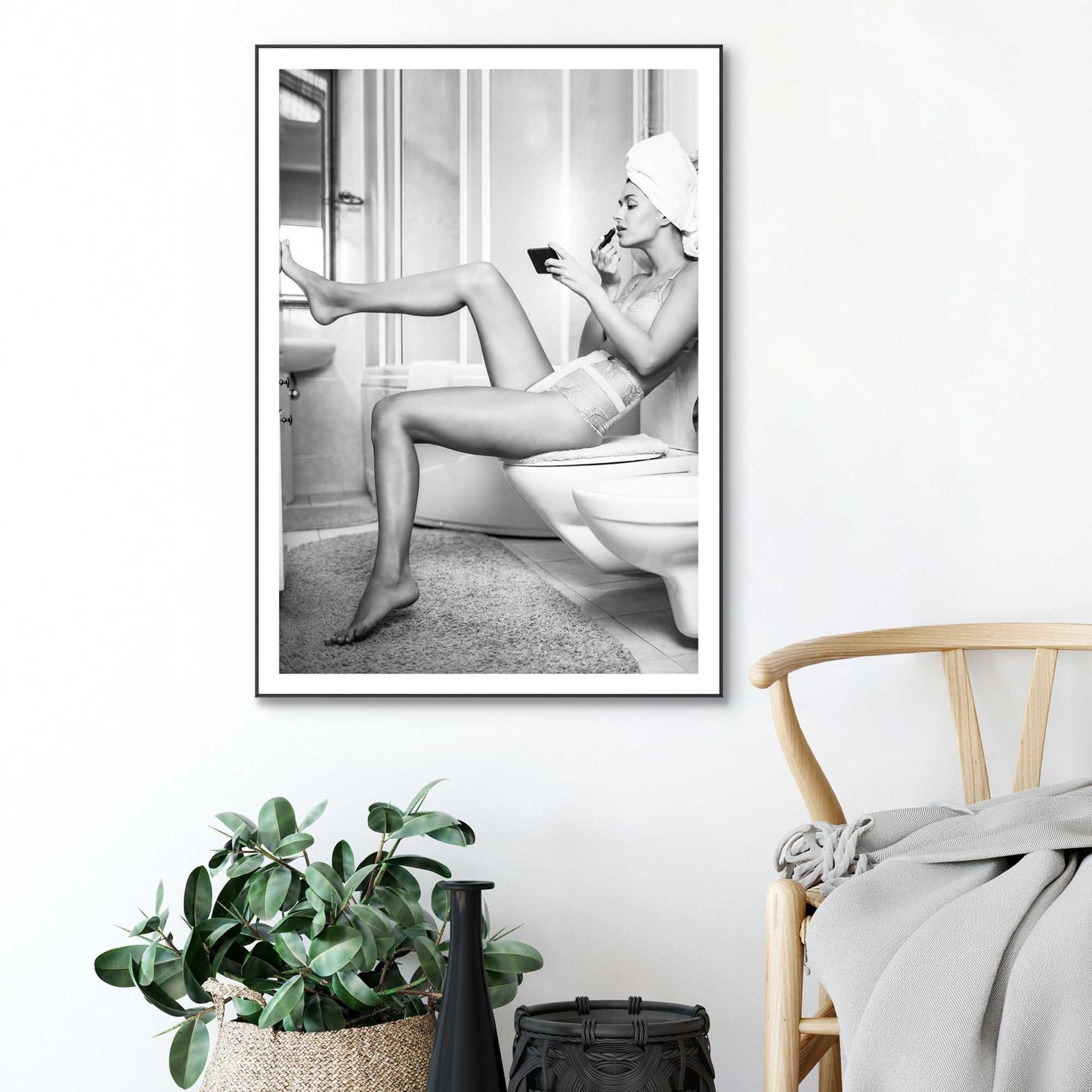 Framed in Black Preparation 70x50