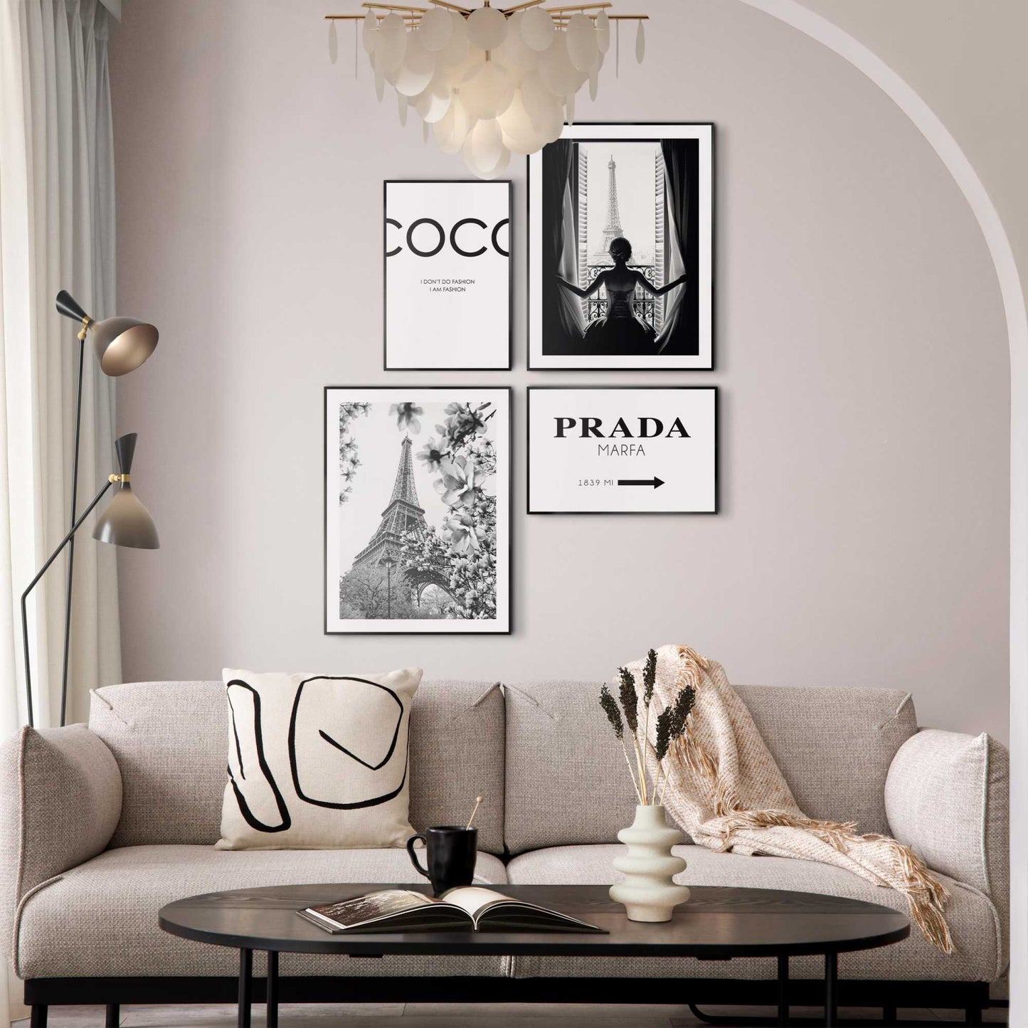 Framed Poster Paris Feelings 40x30