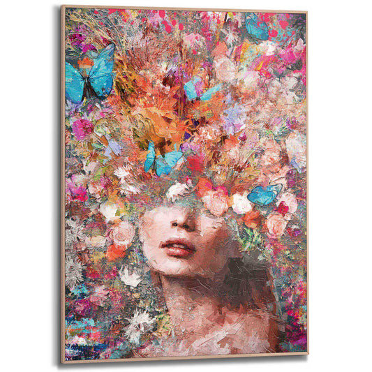 Framed in Wood Painted Dream 70x50