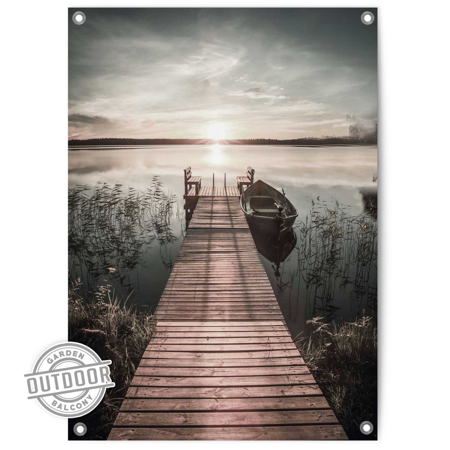Outdoor Art Jetty Lake 70x50
